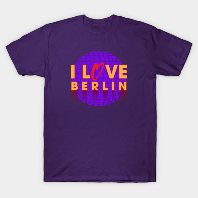 I Love Disco Berlin T-Shirt by dojranliev